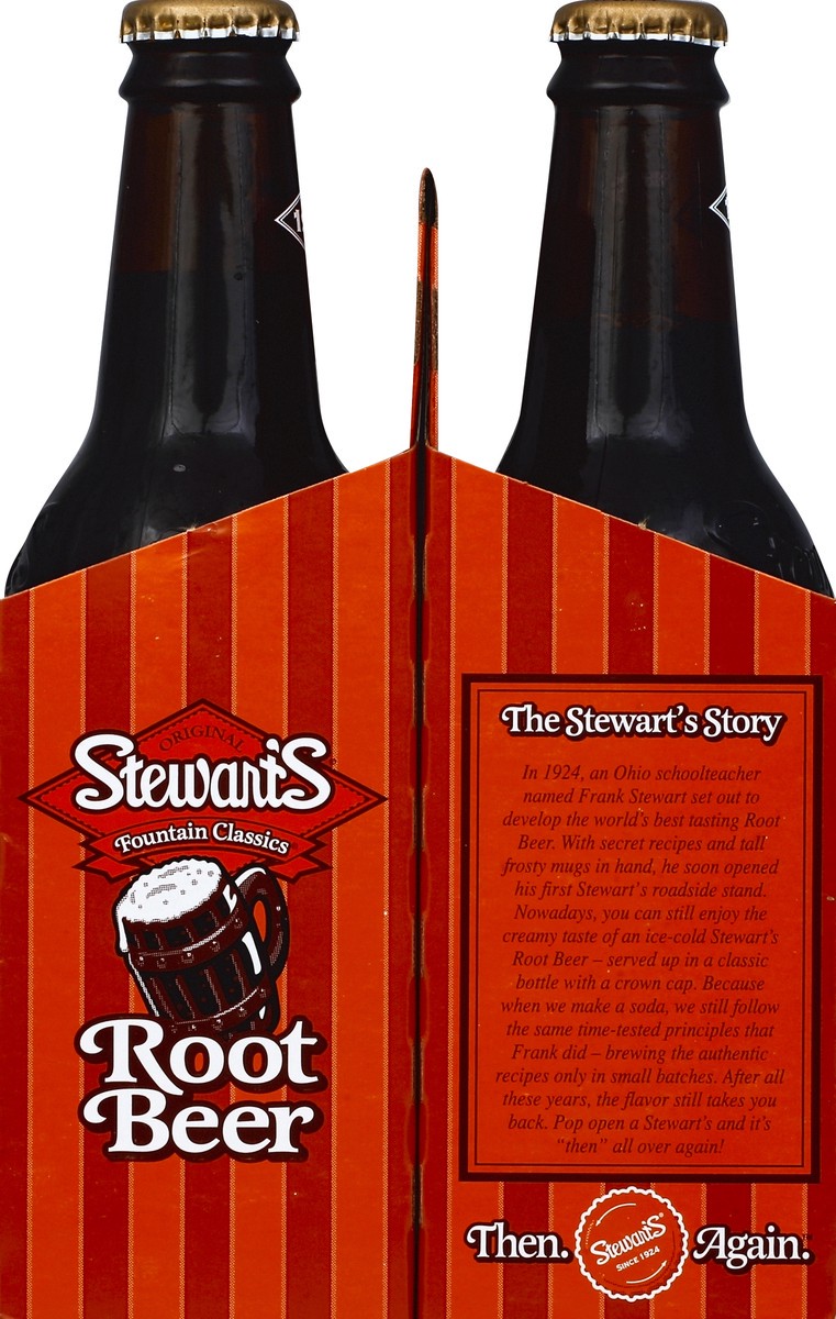 slide 2 of 5, Stewart's Root Beer - 4 ct; 12 oz, 4 ct; 12 oz