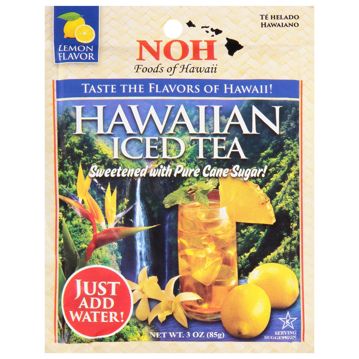 slide 6 of 14, NOH Hawaiian Lemon Flavor Iced Tea - 3 oz, 3 oz