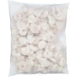 H-E-B Frozen Peeled & Deveined Tail-Off Raw Gulf White Shrimp Value Pack, 36-50 ct