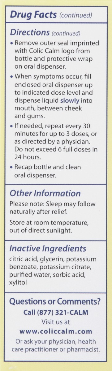 slide 3 of 6, Colic Calm Homeopathic Colic Calm Gripe Water, 24 ct