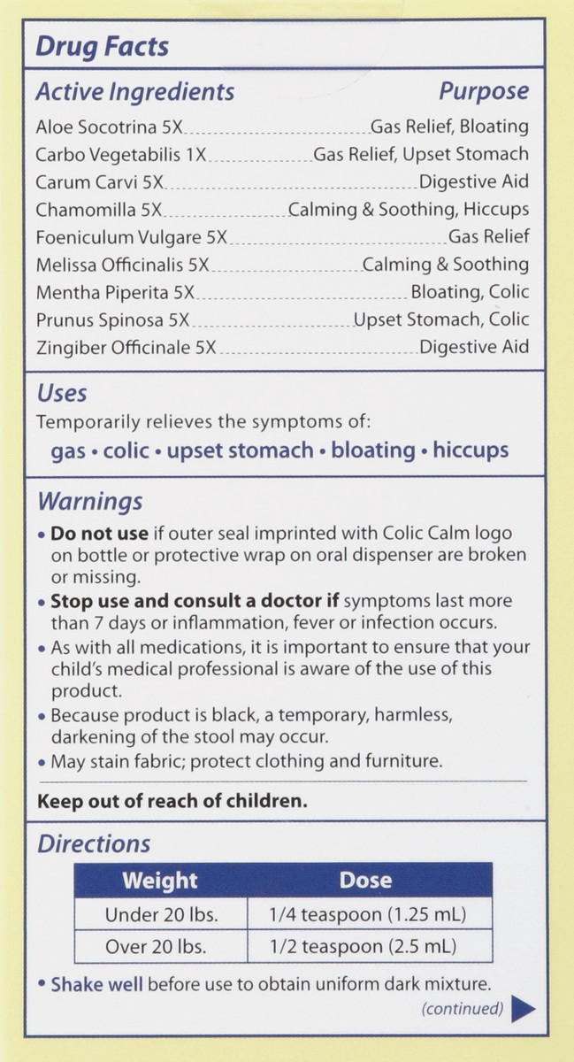 slide 4 of 6, Colic Calm Homeopathic Colic Calm Gripe Water, 24 ct