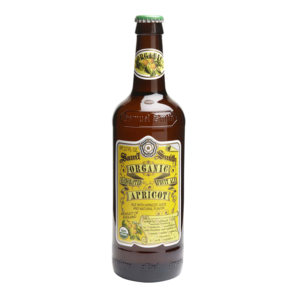 slide 1 of 4, Samuel Smith Organic Apricot Beer Single Serve, 18.7 oz