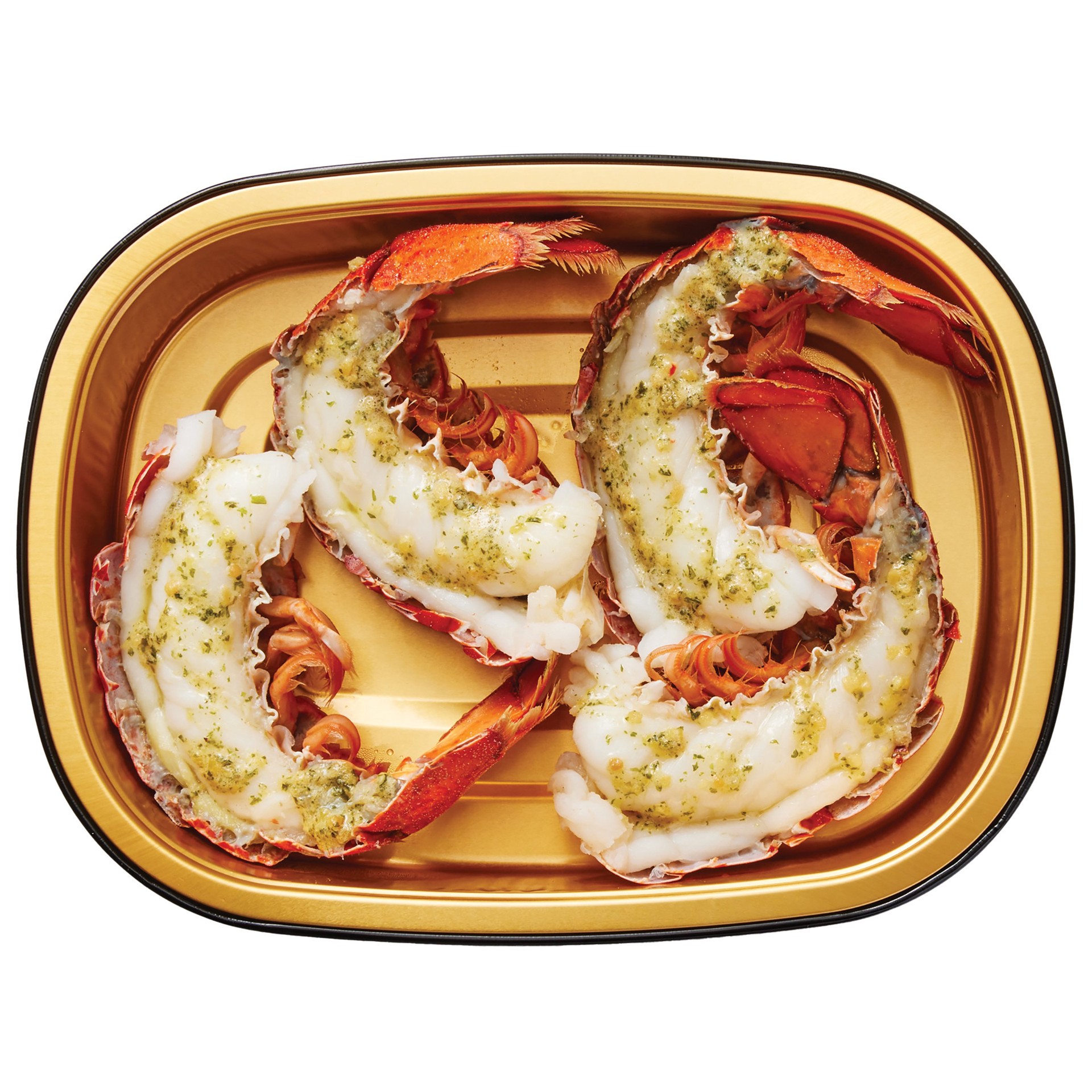 slide 1 of 1, Bayou Boil House by H-E-B Fully Cooked Lobster Tails - Garlic Parmesan Butter, 7.4 oz