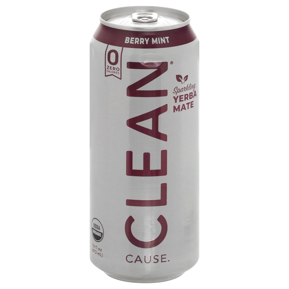 slide 13 of 13, Clean Cause Berry Mint Yerba Sparkling, 16 oz