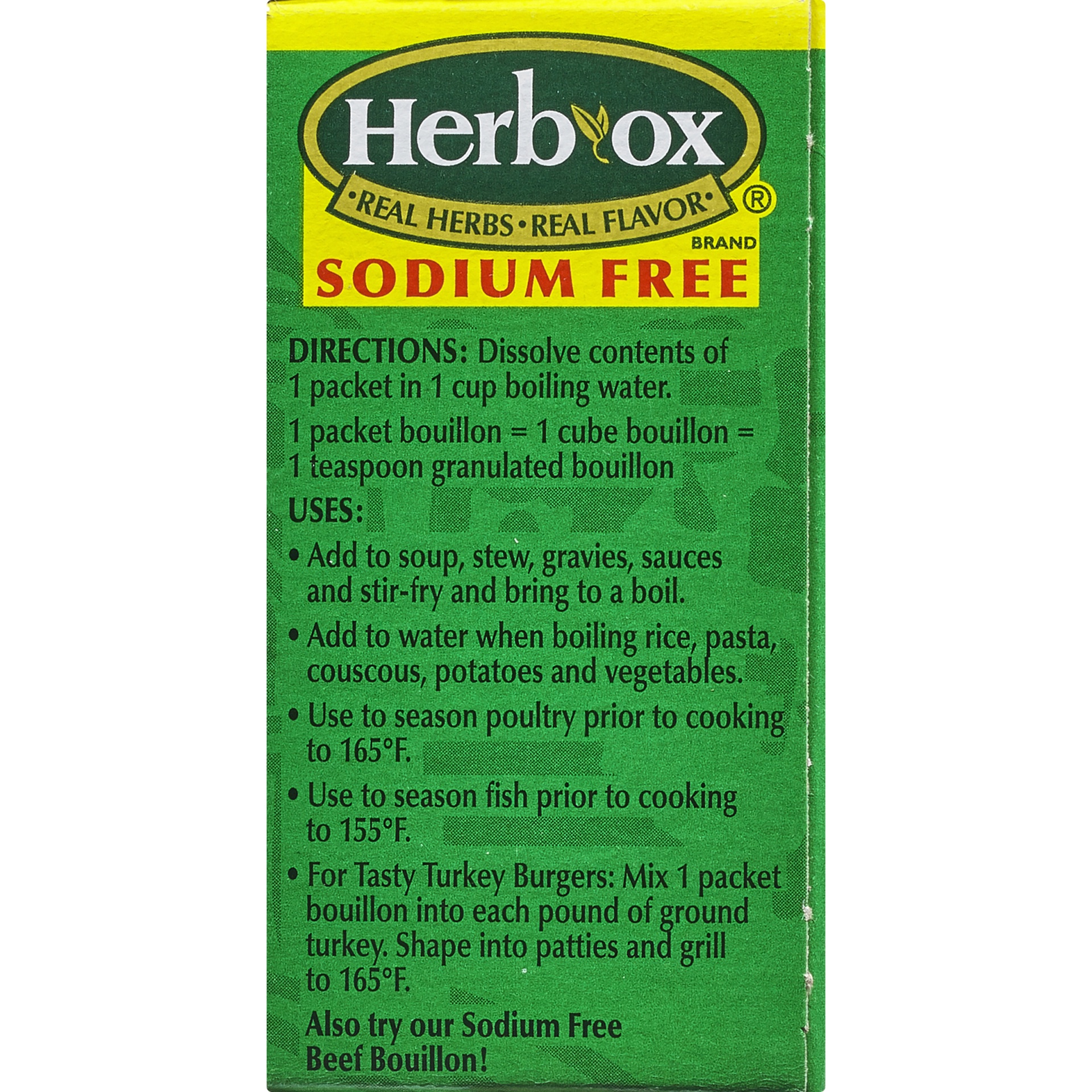 slide 6 of 8, Herb-Ox Sodium Free Chicken Flavor Granulated Bouillon Packets, 8 ct