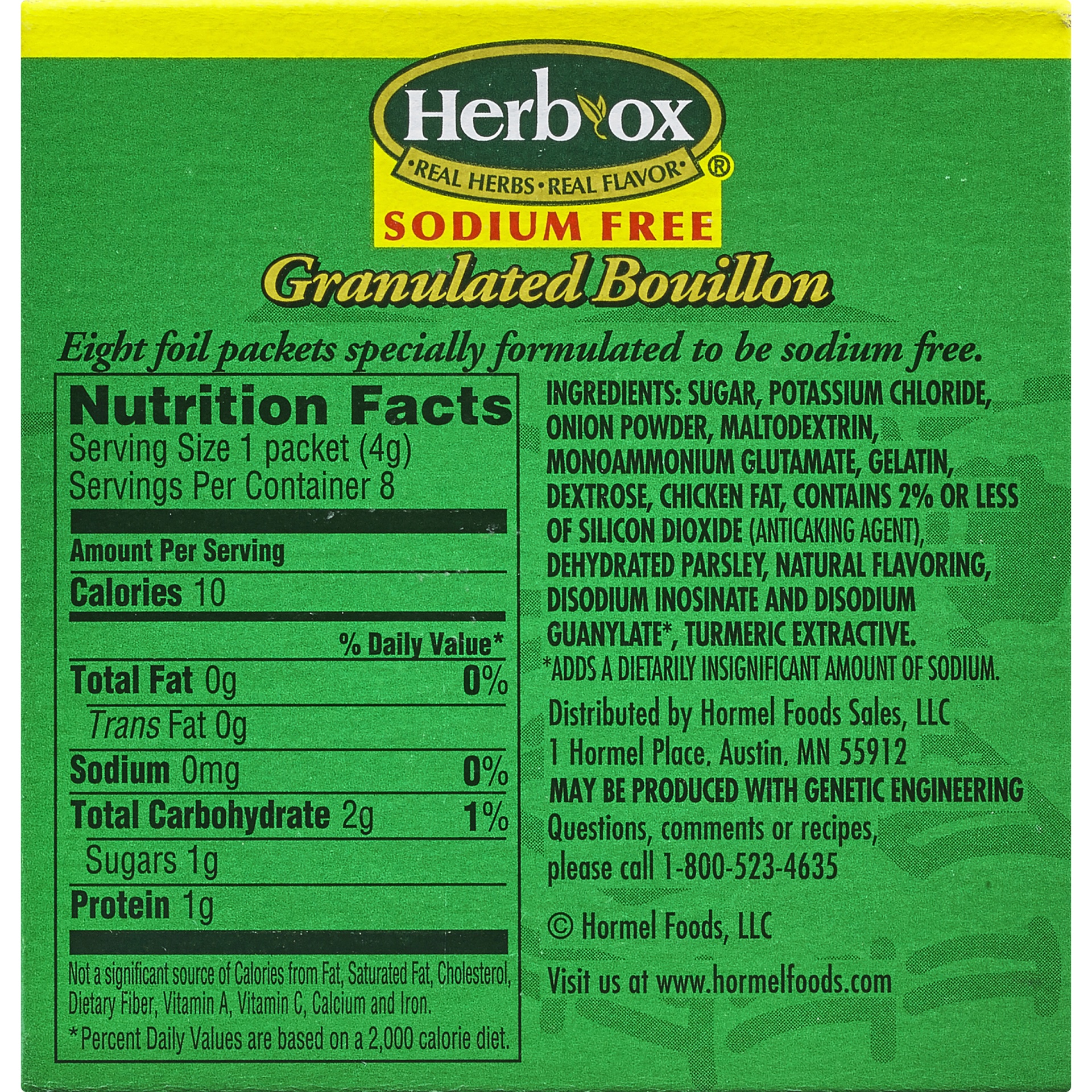 slide 4 of 8, Herb-Ox Sodium Free Chicken Flavor Granulated Bouillon Packets, 8 ct