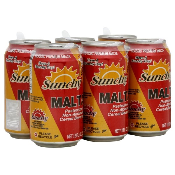 slide 1 of 1, Sunchy Malta Can - 6 ct; 72 oz, 6 ct; 72 oz