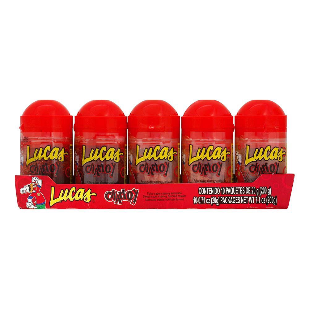 slide 1 of 4, Lucas Sweet Sour Chamoy Powder Candy, 10 ct; 0.71 oz