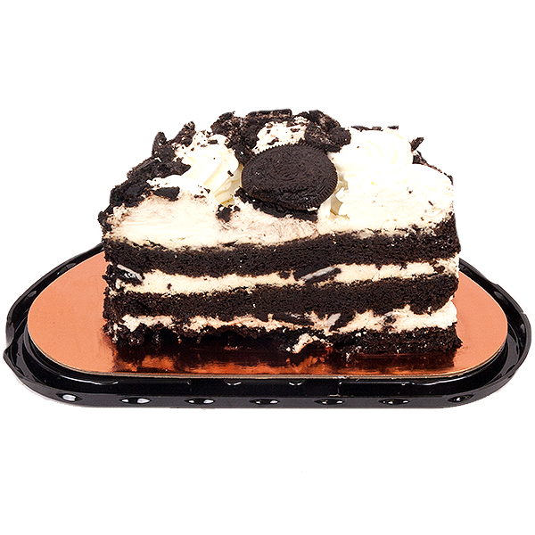 slide 1 of 1, L&B Oreo Cookie Cream Cake Half, 1 ct