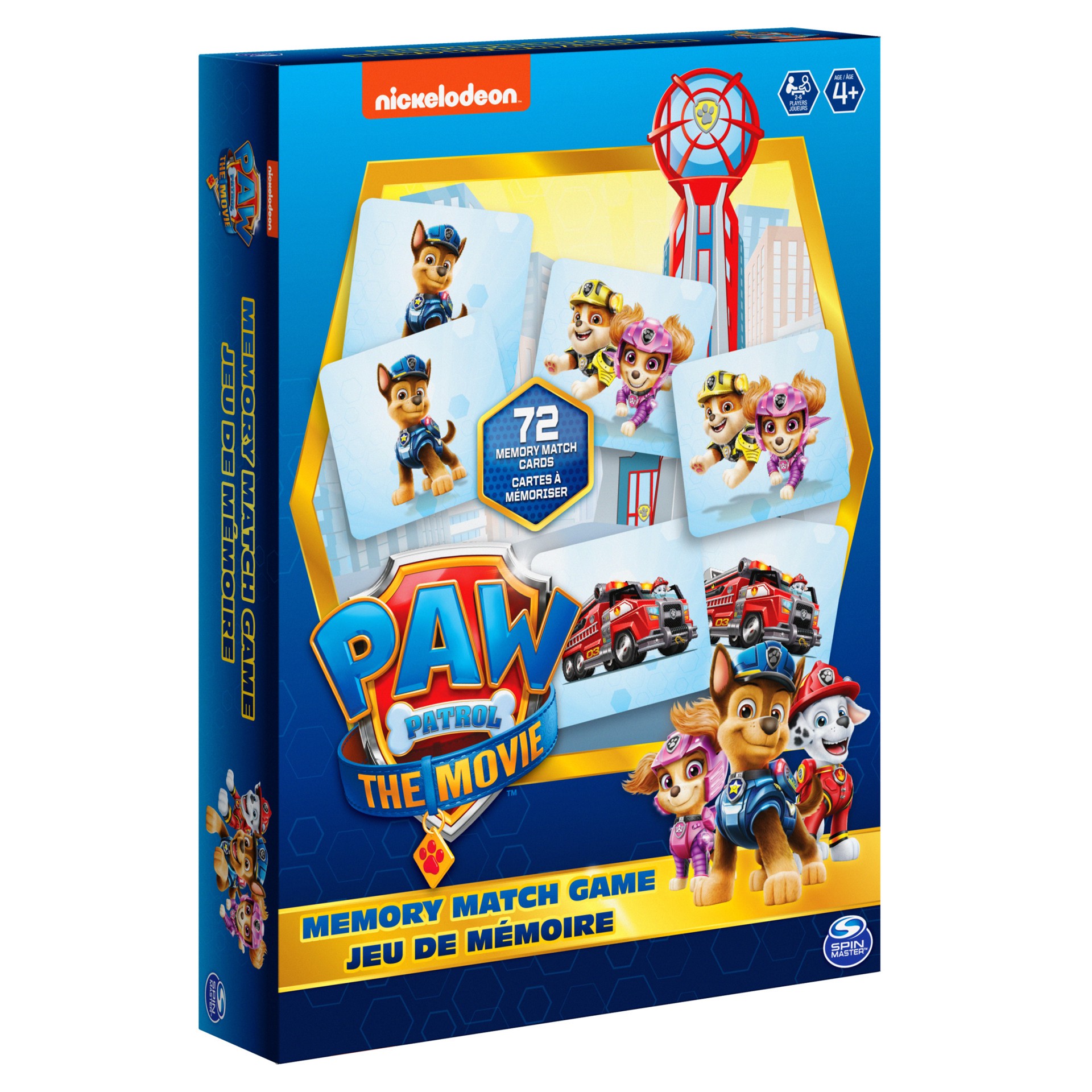 slide 3 of 5, Spin Master Paw Patrol The Movie Memo Game, 1 ct