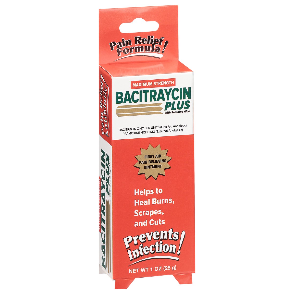 slide 2 of 9, Bacitraycin Plus Ointment With Aloe, 1 oz