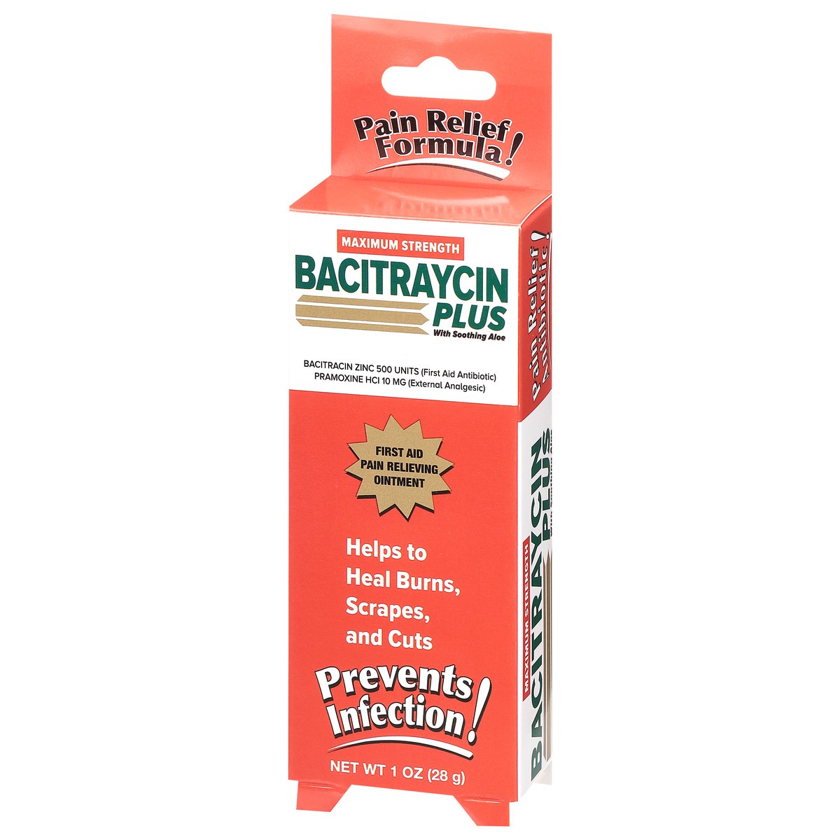 slide 8 of 9, Bacitraycin Plus Ointment With Aloe, 1 oz