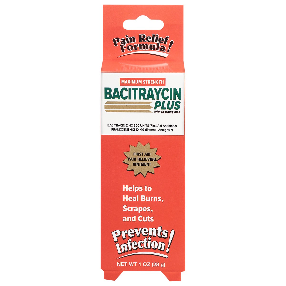 slide 1 of 9, Bacitraycin Plus Ointment With Aloe, 1 oz