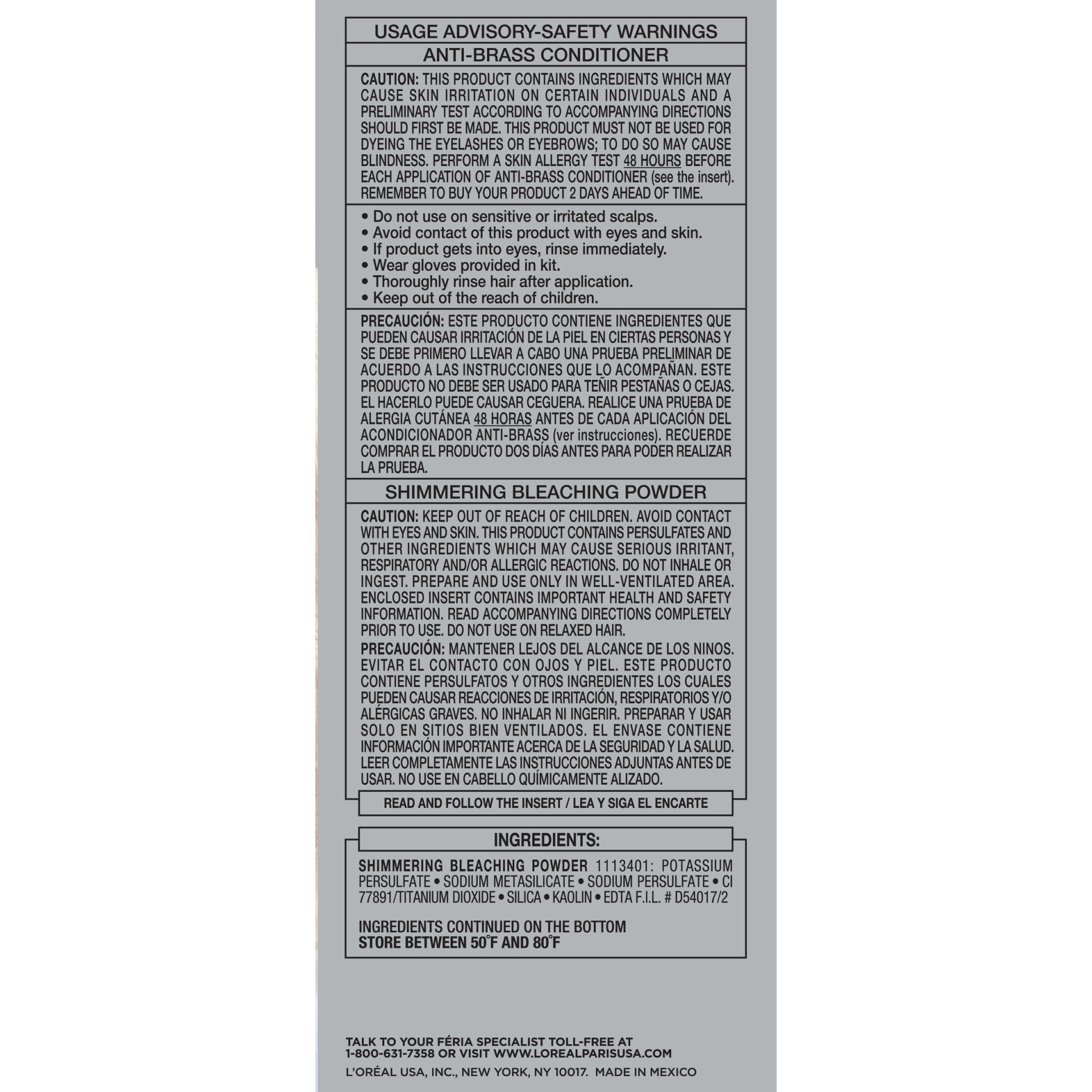 slide 3 of 7, LOreal Paris Feria Multi Faceted Shimmering Permanent Extreme Platinum Hair Color - Each, 1 ct