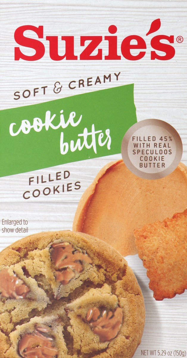 slide 4 of 4, Suzie's Cookies, Cookie Butter, Filled, 5.29 oz