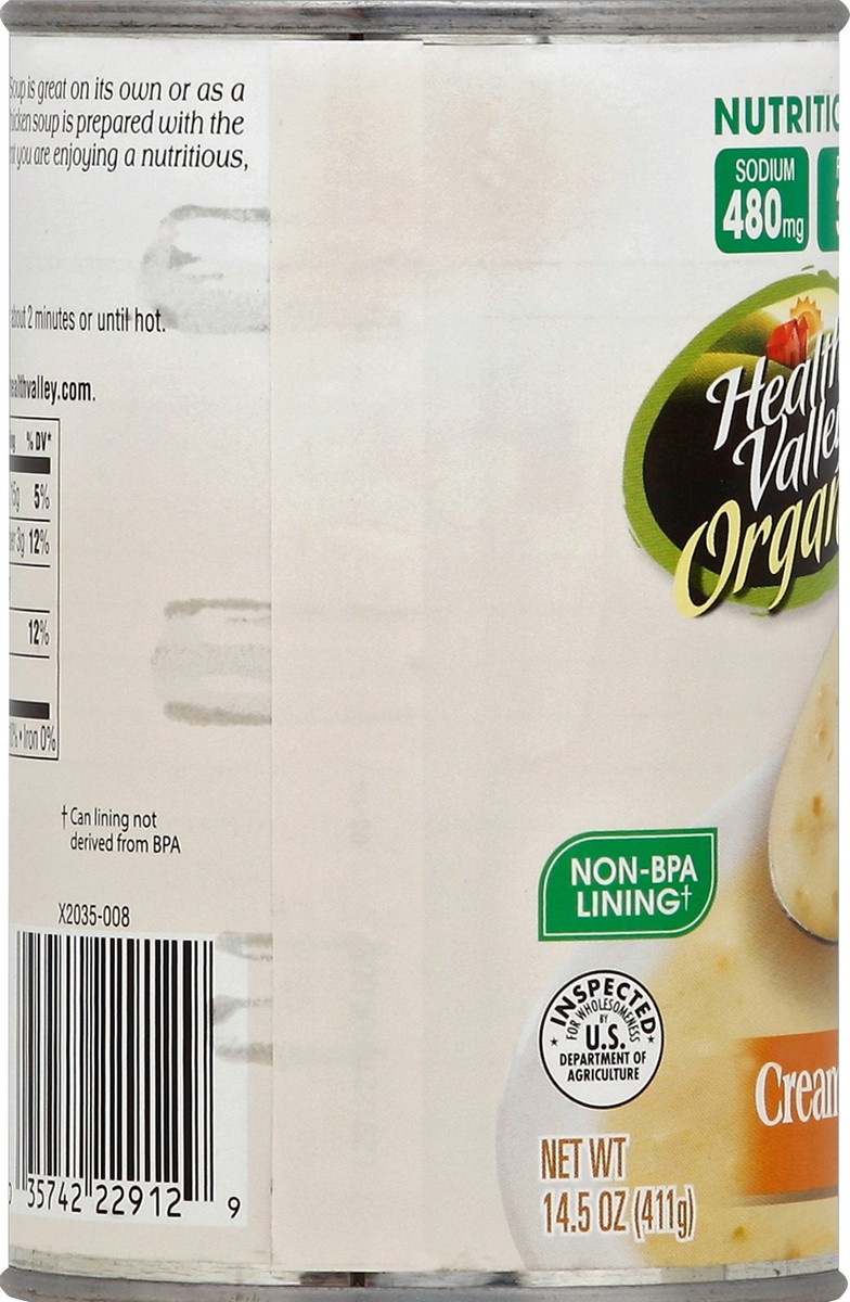 slide 3 of 6, Health Valley Organic Cream Of Chicken Soup, 14.5 fl oz