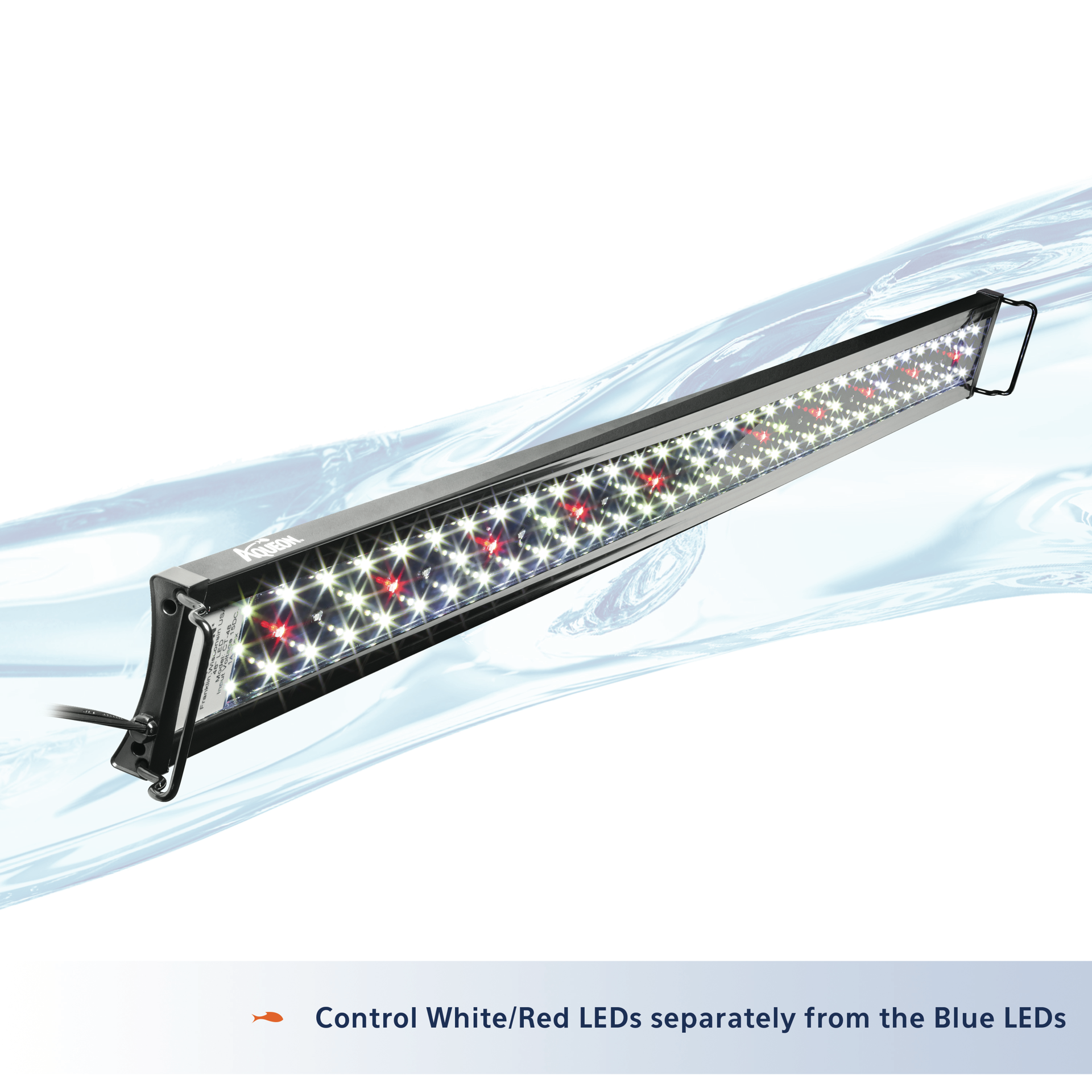 slide 2 of 9, Aqueon LED OptiBright Light Fixture 48-54 Inches, 1 ct