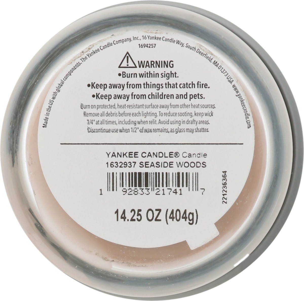 slide 2 of 9, Yankee Candle Seaside Woods Candle 14.25 oz, 14.25 oz