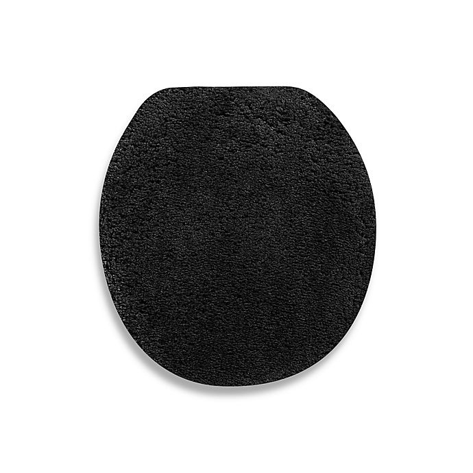 slide 1 of 1, Wamsutta Perfect Soft Universal Toilet Lid Cover - Black, 1 ct