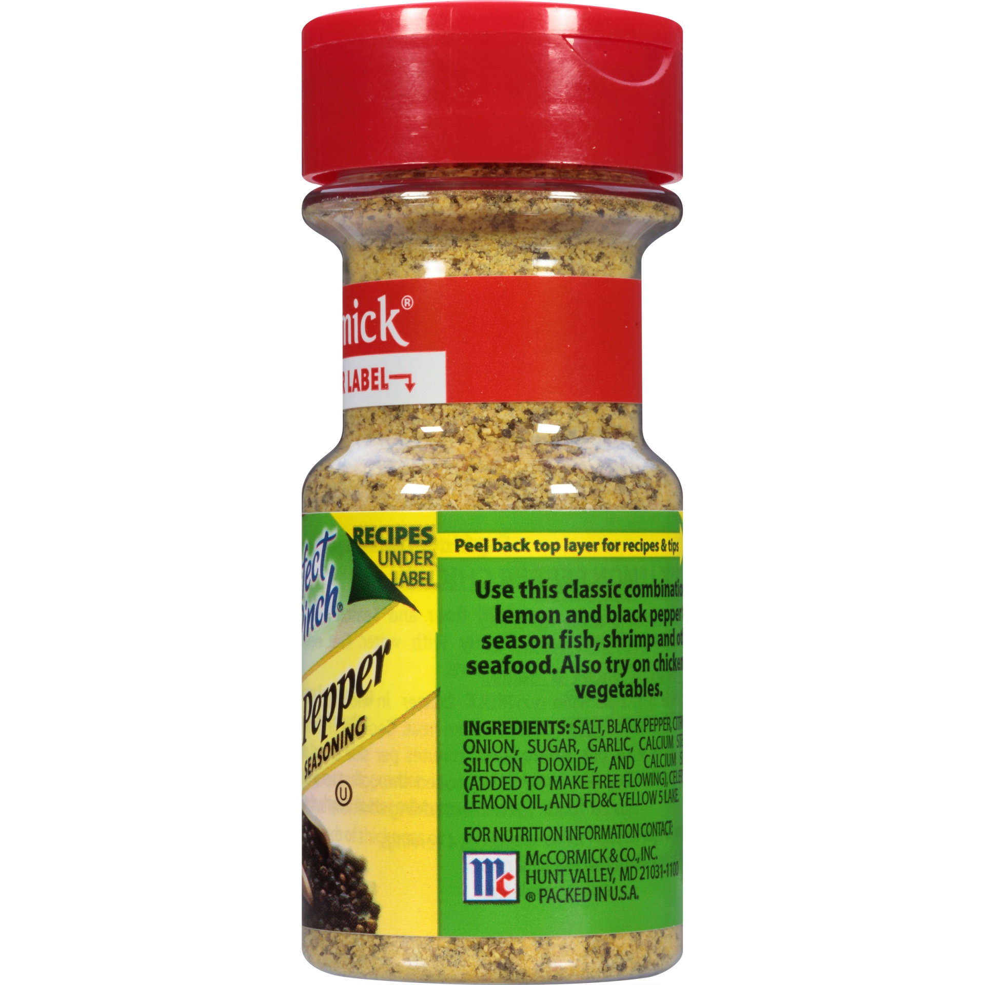 slide 3 of 5, McCormick Perfect Pinch Seasoning Lemon & Pepper, 3.5 oz