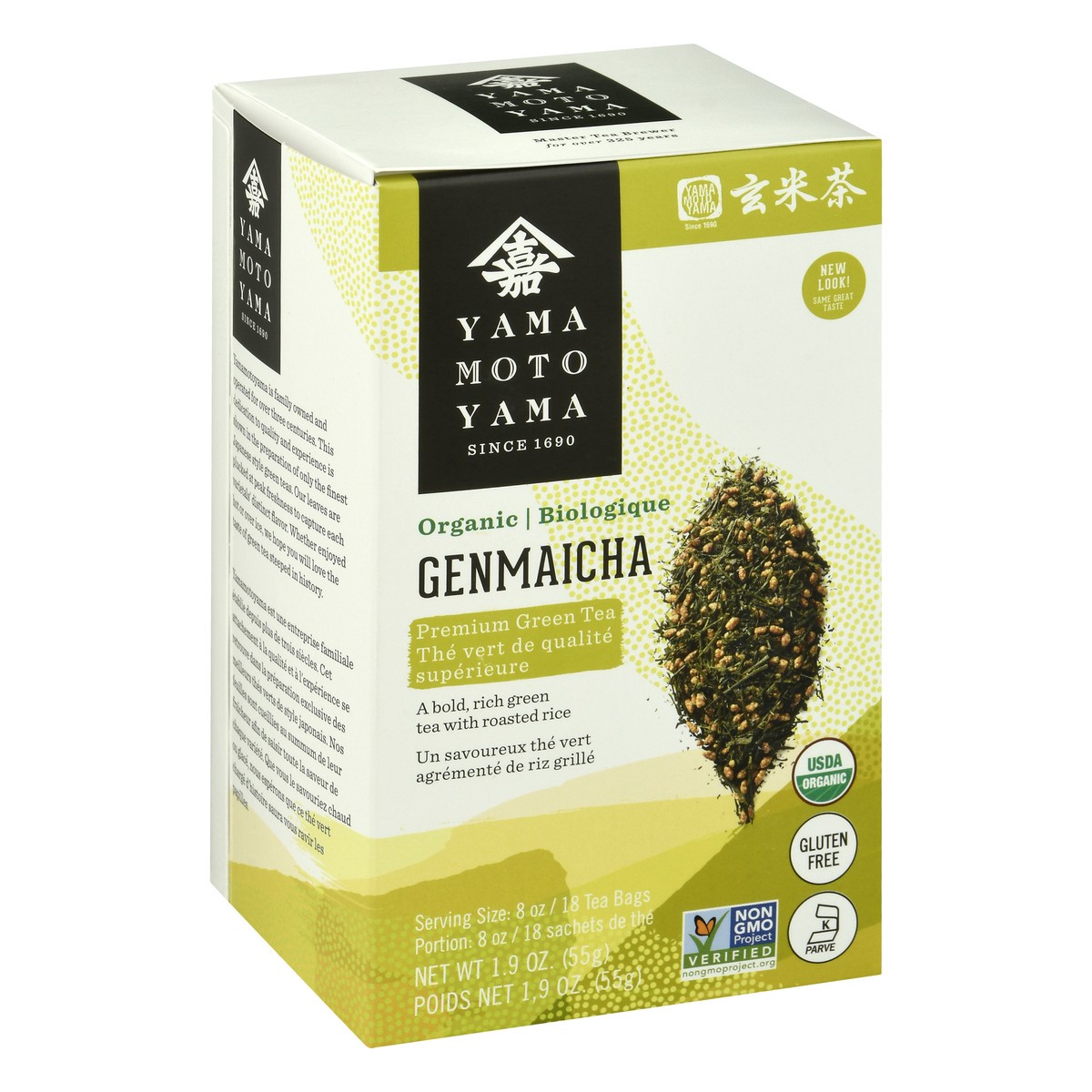 slide 4 of 9, Yamamotoyama Organic Tea Bags Premium Genmaicha Green Tea - 18 ct, 18 ct