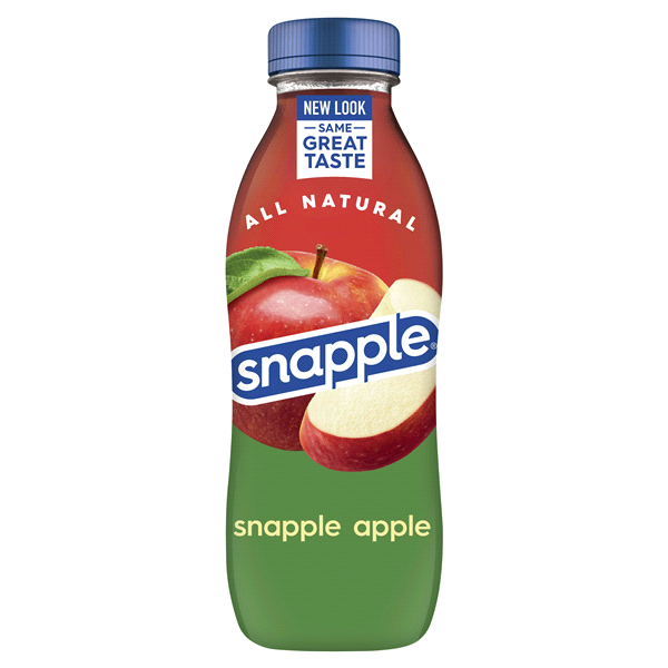 slide 12 of 21, Snapple Apple Juice Drink, 16 fl oz recycled plastic bottle, 6 pack - 6 ct, 6 ct