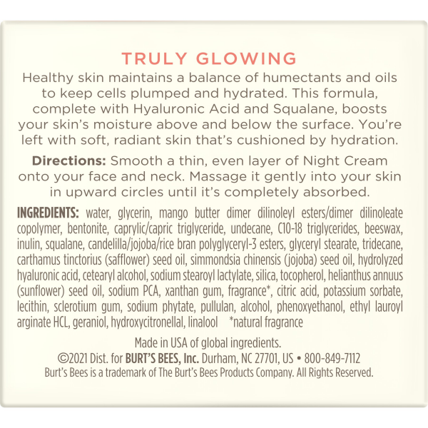 slide 14 of 22, Burt's Bees Hydrating Night Cream, 1.8 oz