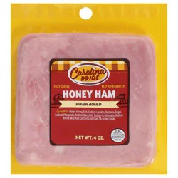 Carolina Pride Honey Ham, Water Added