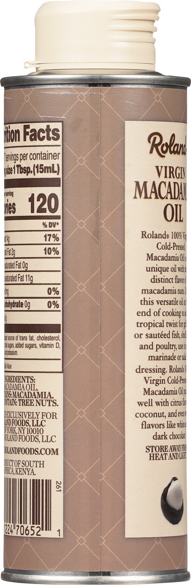 slide 5 of 9, Roland Roland Cold-Pressed Virgin Macadamia Oil, 8.5 fl oz