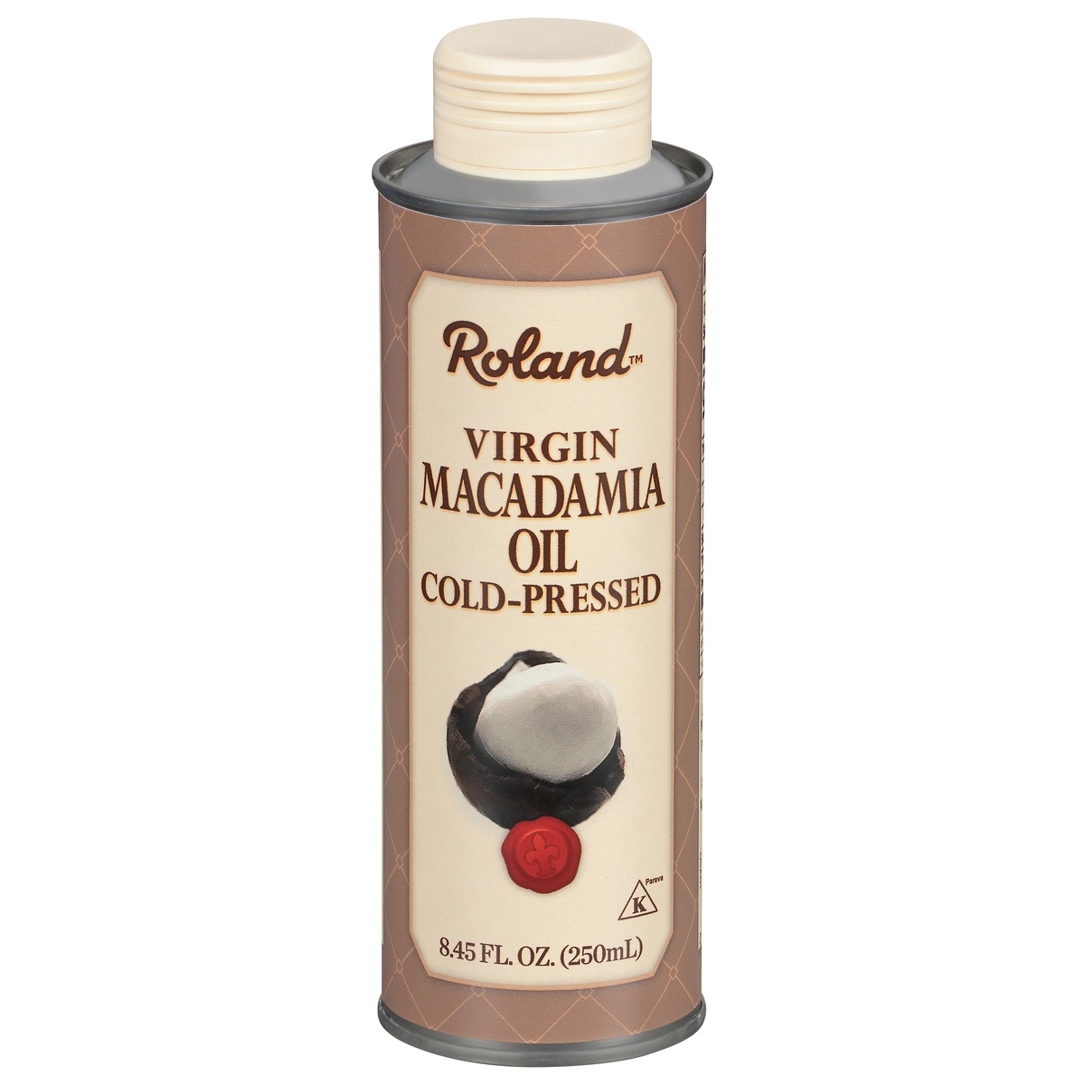 slide 1 of 1, Roland Cold-Pressed Virgin Macadamia Oil, 8.5 fl oz