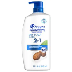 Head & Shoulders 2 in 1 Dandruff Shampoo and Conditioner, Anti-Dandruff Treatment, Dry Scalp Care for Daily Use, Paraben Free, 28.2 oz