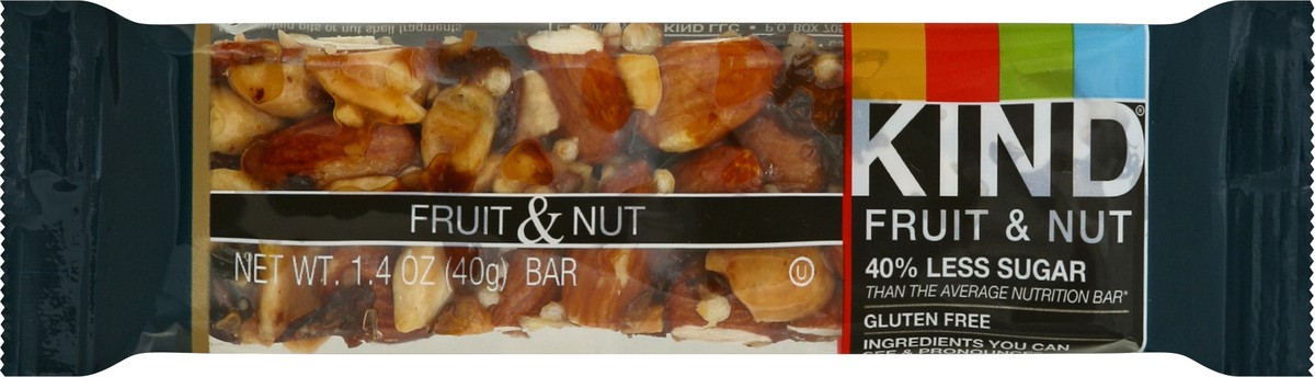 slide 1 of 1, KIND Fruit & Nut Bar, 1.4 oz