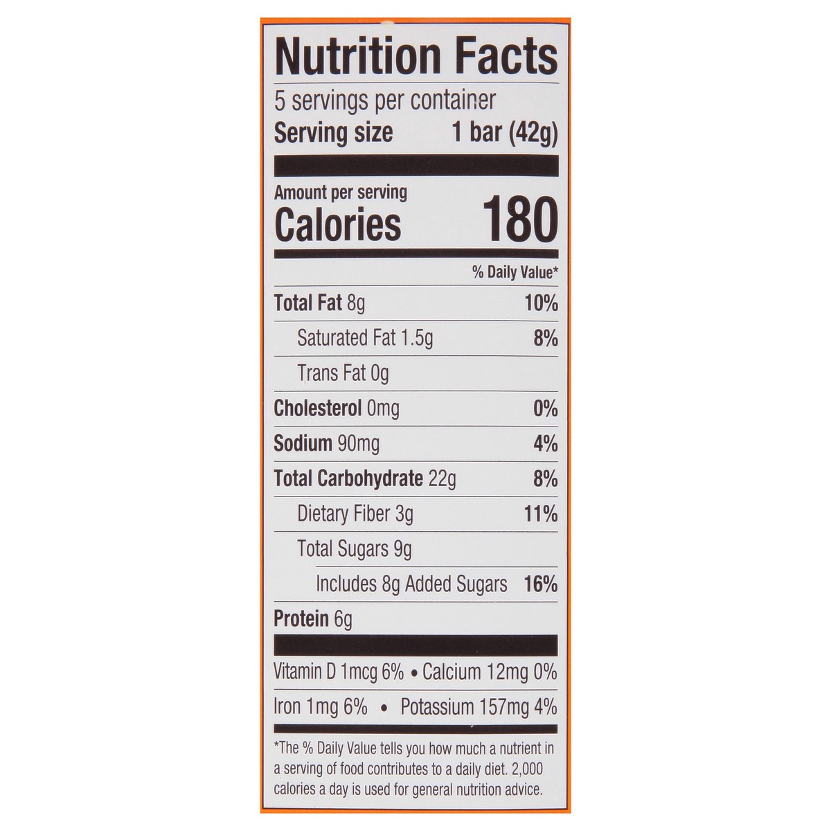 slide 4 of 13, Bob's Red Mill Peanut Butter Honey & Oats Bob's Bar 5 - 1.48 oz Bars, 5 ct