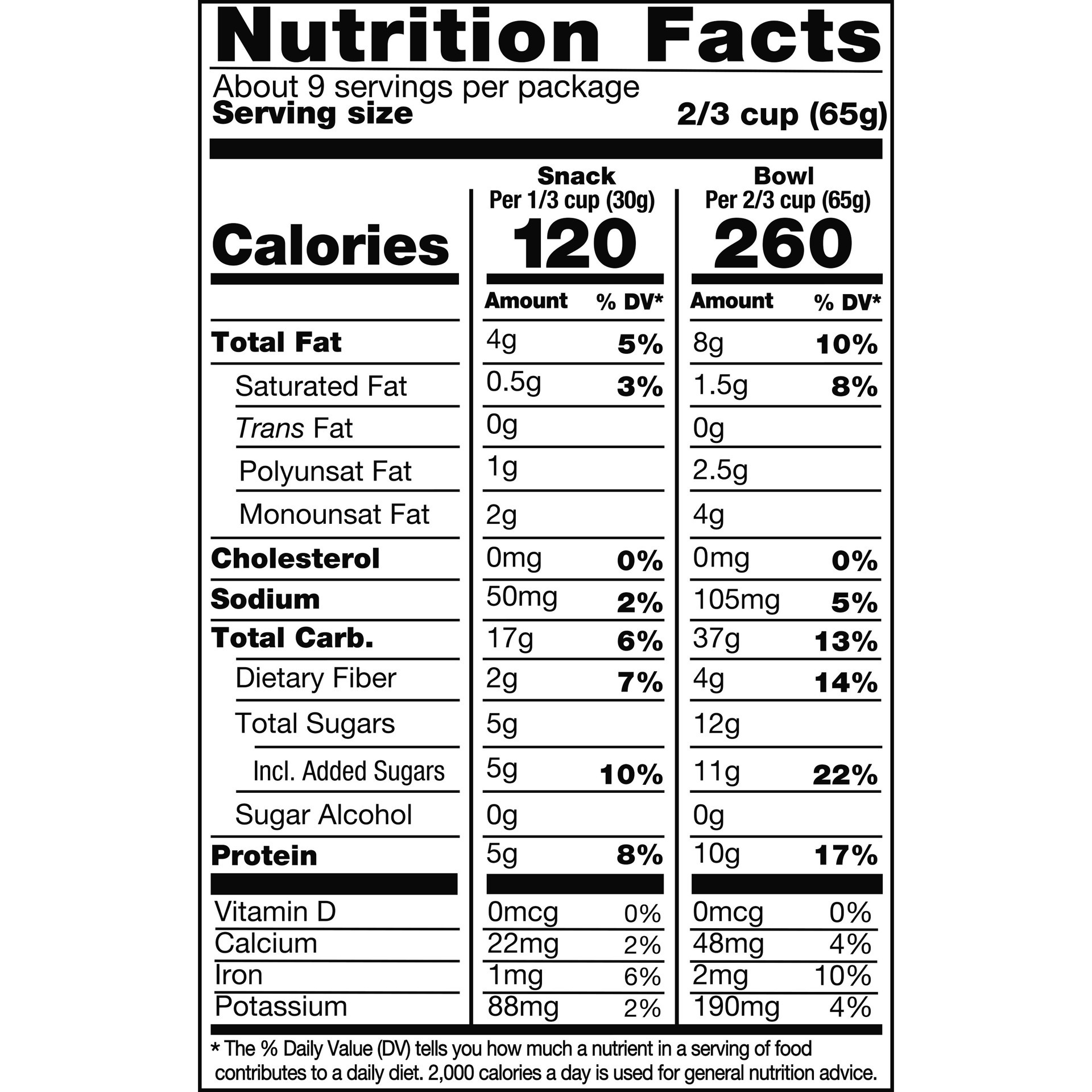 slide 4 of 4, KIND HEALTHY GRAINS Granola, Healthy Snack, Peanut Butter Granola Clusters, Snack Mix 22 OZ, 22 oz