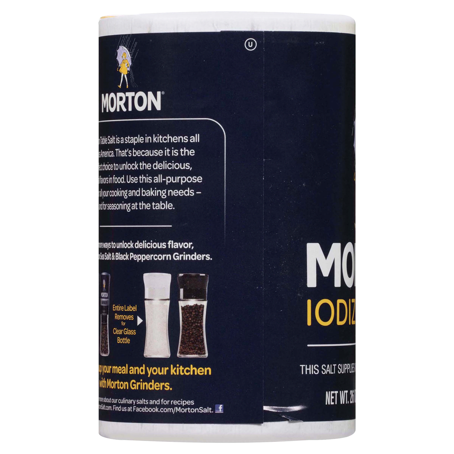 slide 2 of 4, Morton Iodized Salt, 26 oz