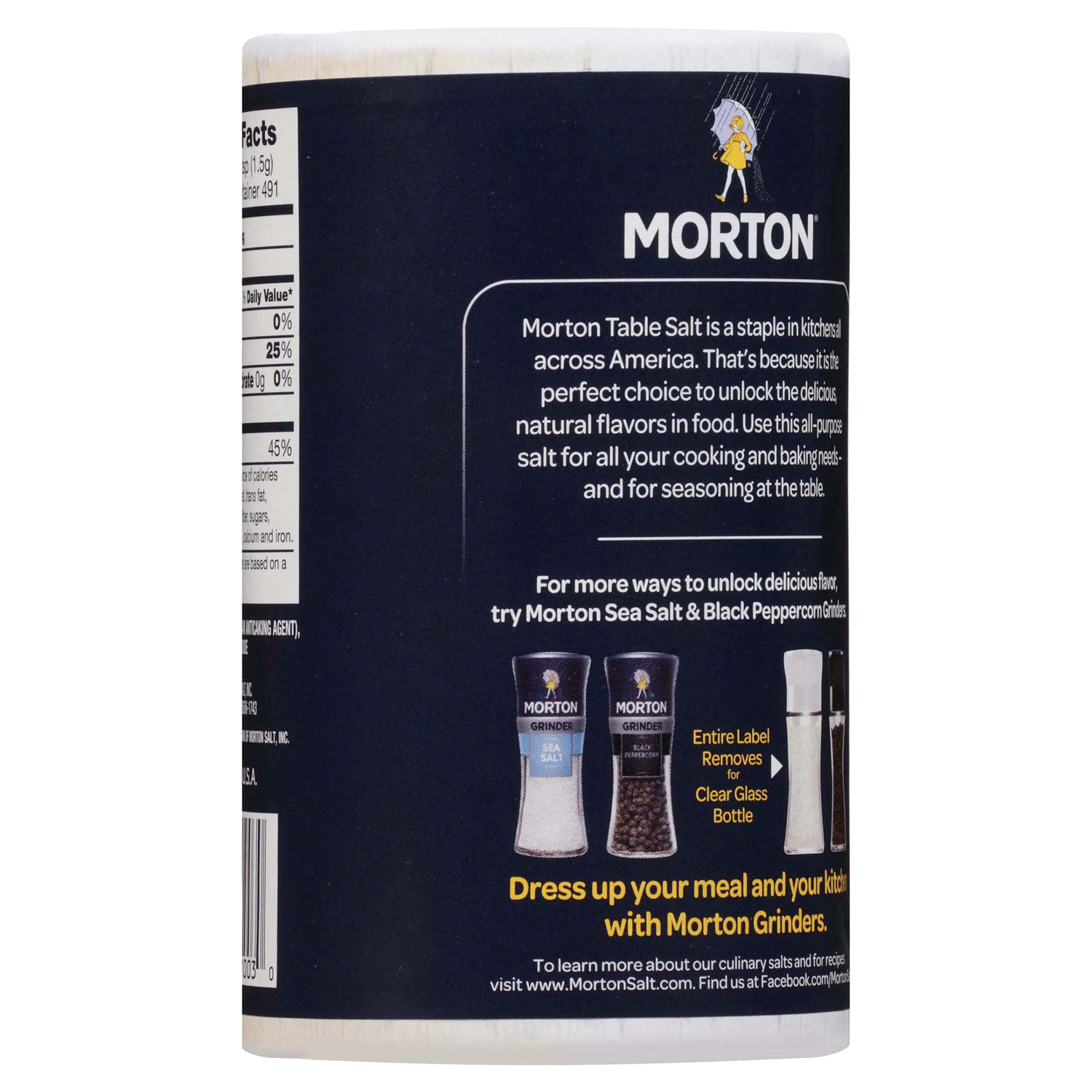slide 3 of 4, Morton Iodized Salt, 26 oz
