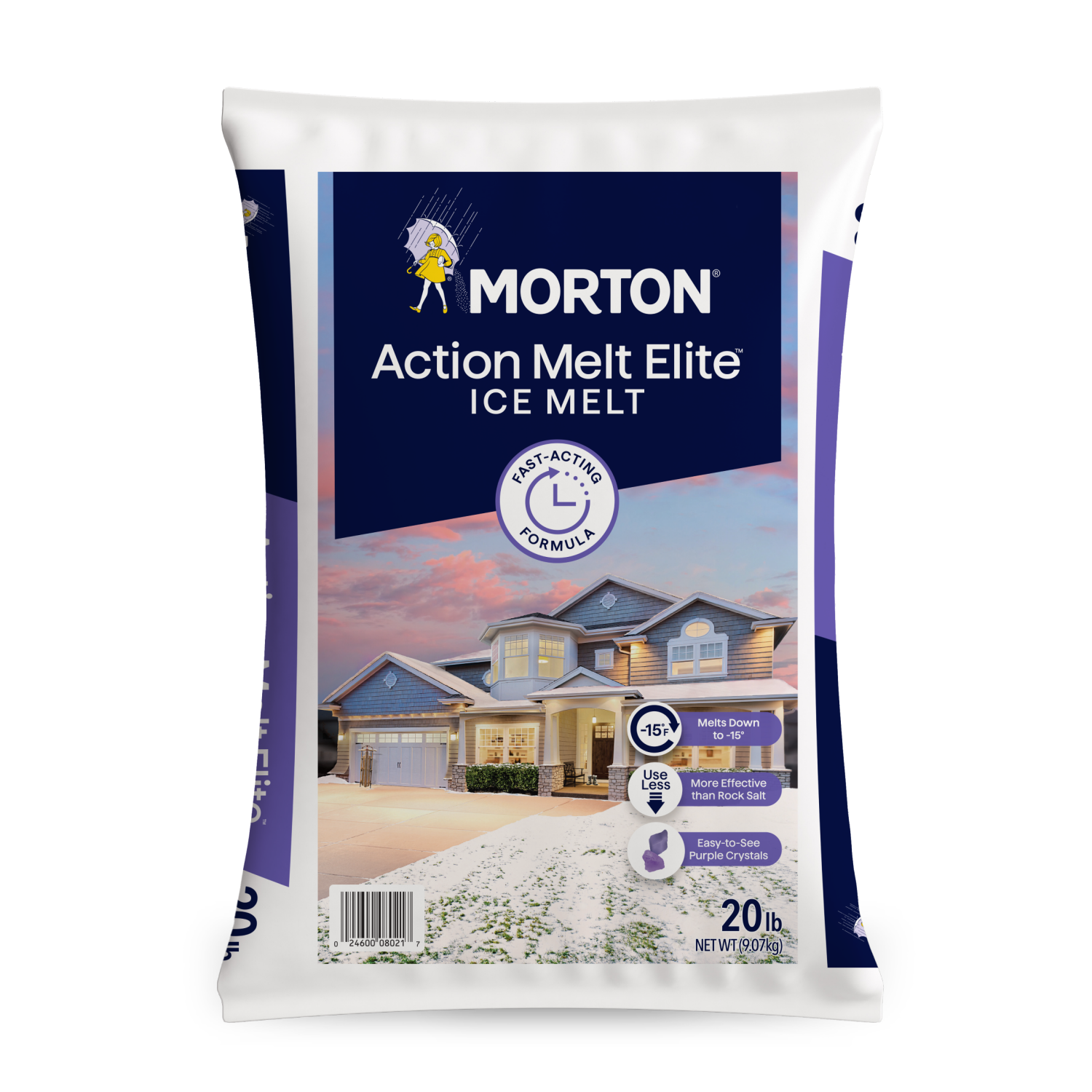 slide 1 of 2, Morton Ice Melt Blend, 20 lb