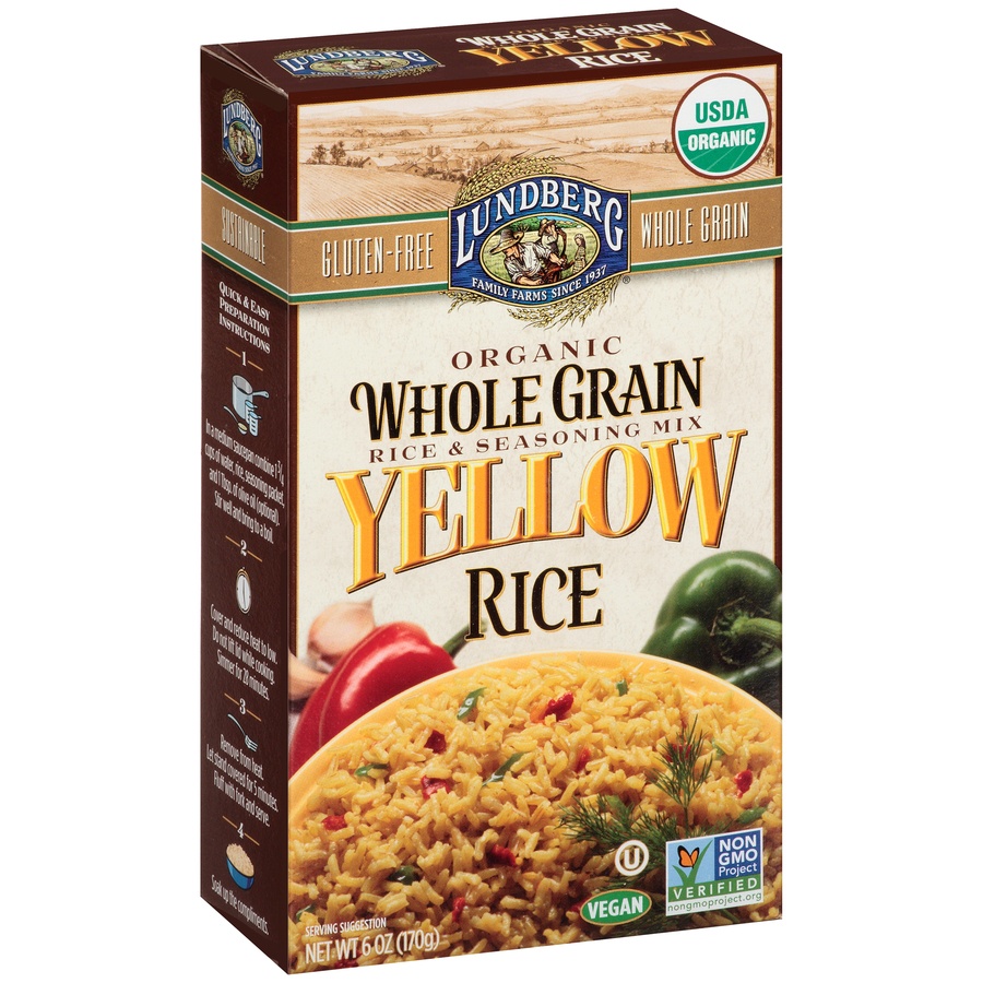 slide 7 of 8, Lundberg Family Farms Lundberg Family Farm Organic Yellow Rice Mix, 6 oz