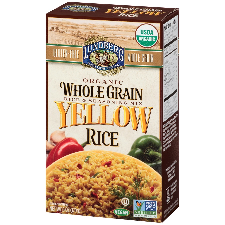 slide 6 of 8, Lundberg Family Farms Lundberg Family Farm Organic Yellow Rice Mix, 6 oz