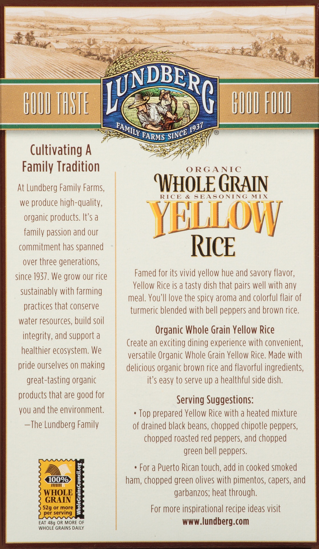 slide 3 of 8, Lundberg Family Farms Lundberg Family Farm Organic Yellow Rice Mix, 6 oz