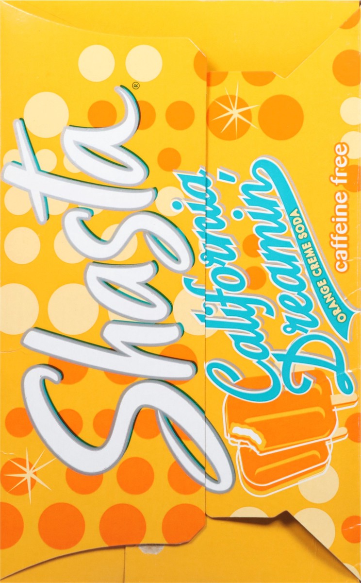 slide 4 of 12, Shasta California Dreamin' Caffeine Free Orange Creme Soda 12 - 12 fl oz Cans, 12 ct