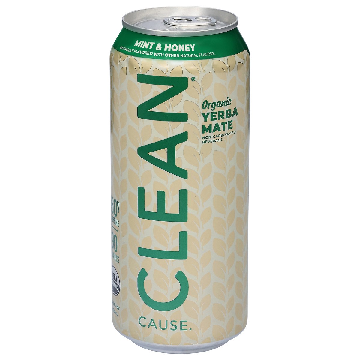 slide 11 of 13, CLEAN CAUSE Organic Mint & Honey Yerba Mate 15.5 fl oz, 15.5 oz