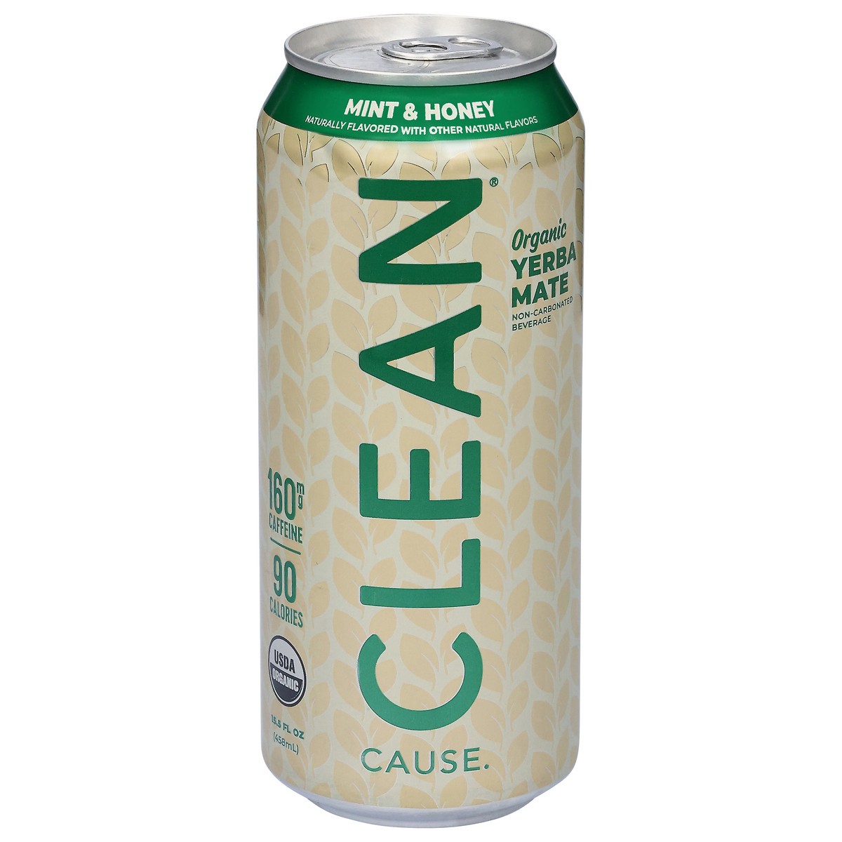 slide 9 of 13, CLEAN CAUSE Organic Mint & Honey Yerba Mate 15.5 fl oz, 15.5 oz