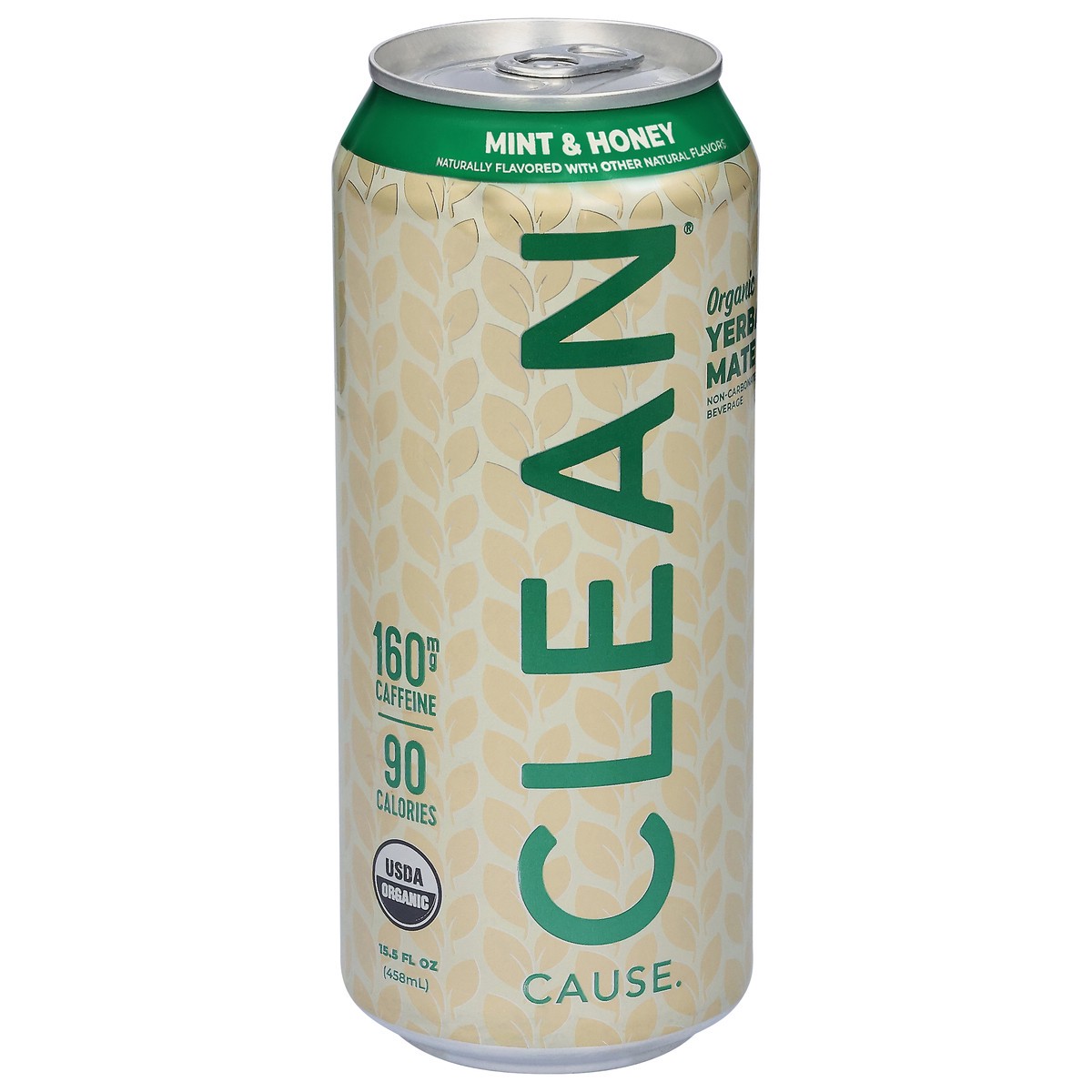 slide 10 of 13, CLEAN CAUSE Organic Mint & Honey Yerba Mate 15.5 fl oz, 15.5 oz