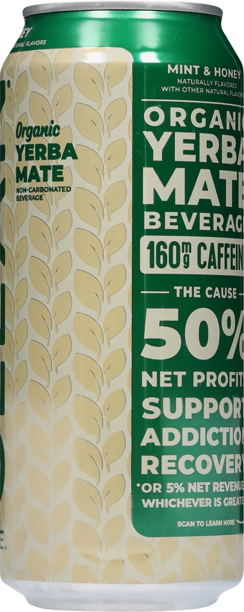 slide 4 of 13, CLEAN CAUSE Organic Mint & Honey Yerba Mate 15.5 fl oz, 15.5 oz