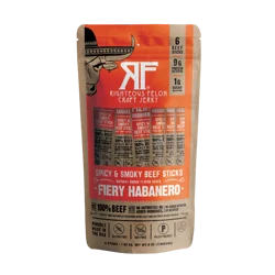 Righteous Felon Beef Habanero Craft Jerky