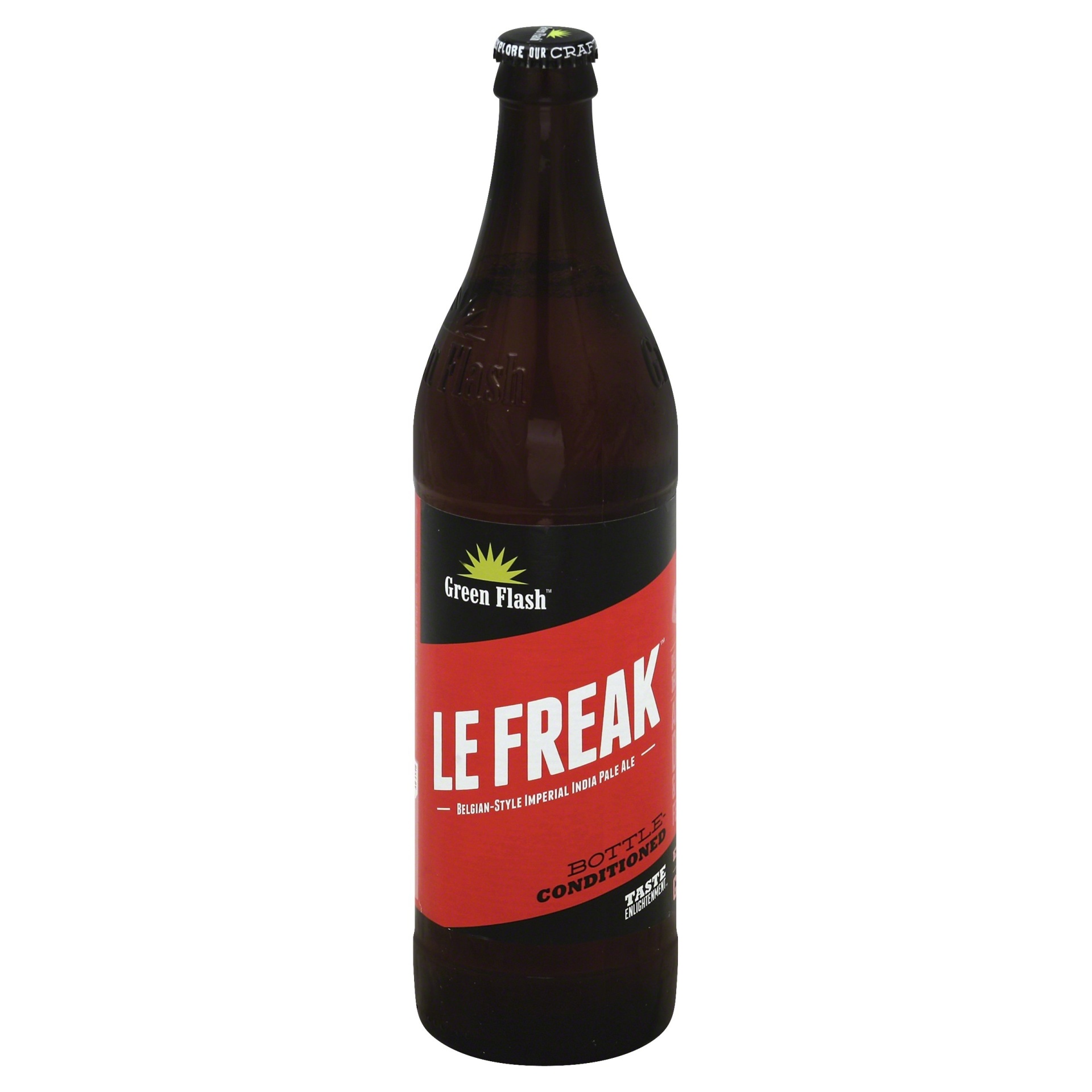 slide 1 of 4, Green Flash Brewing Co. Green Flash Single Bottle Le Freak Ipa Beer, 22 oz