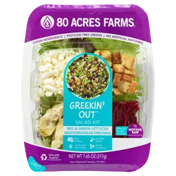 80 Acres Farms Greekin' Out Salad Kit