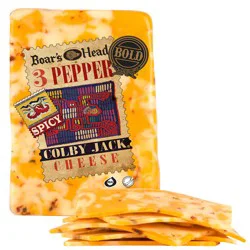 Boars Head Bold 3 Pepper Co-Jack (Deli Freshly Sliced)