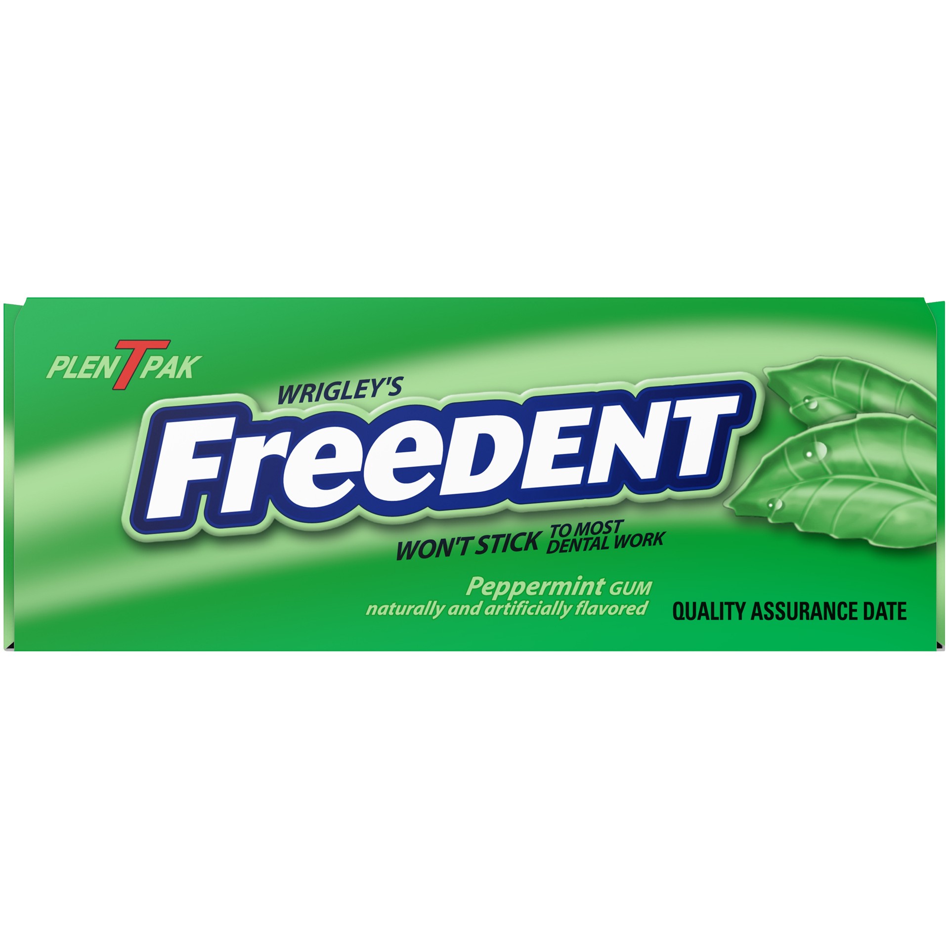 slide 2 of 5, Freedent WRIGLEY'S FREEDENT Peppermint Gum, 15-Stick Pack (12 Packs), 180 pc
